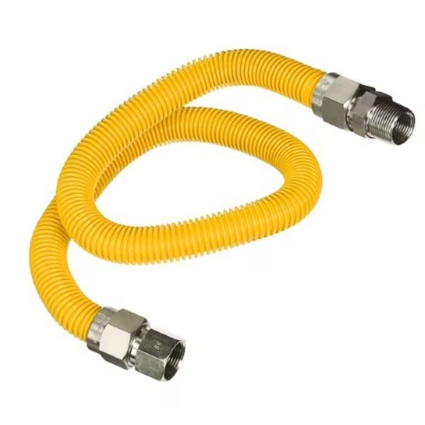 Gas Line Hose 1/2'' O.D.x24'' Len 3/8